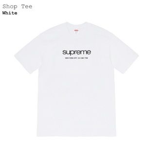 supreme shop tee black